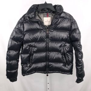 Moncler Glossy Dark Puffer Jacket